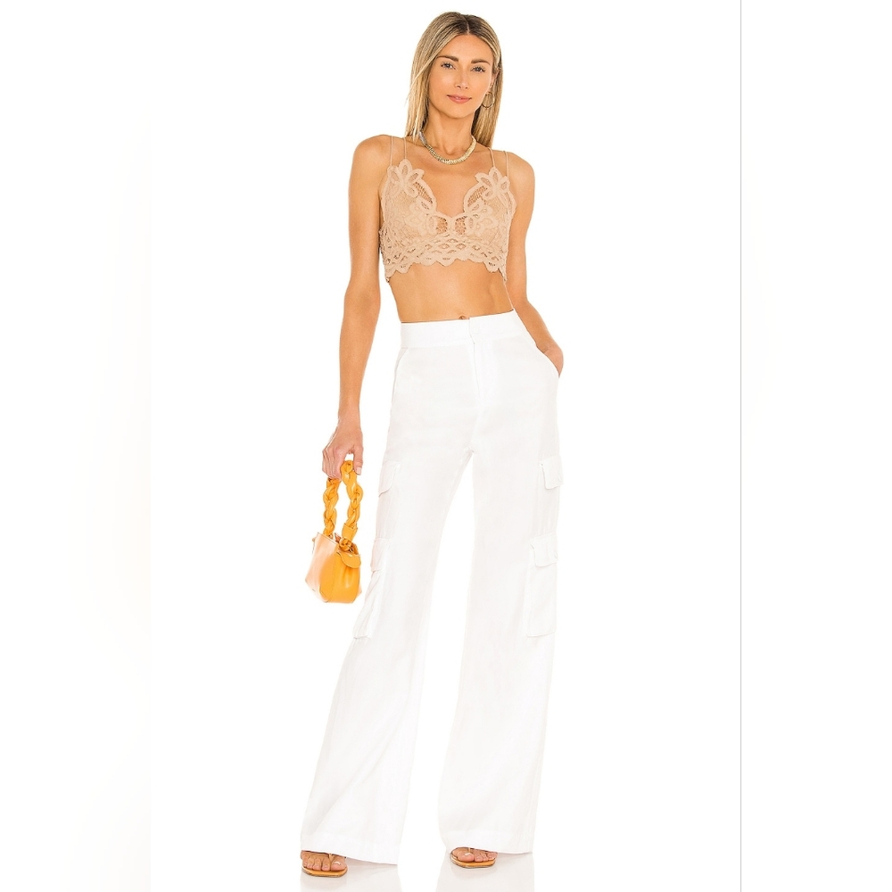 NWT Free People Adella Bralette In Nude Xs